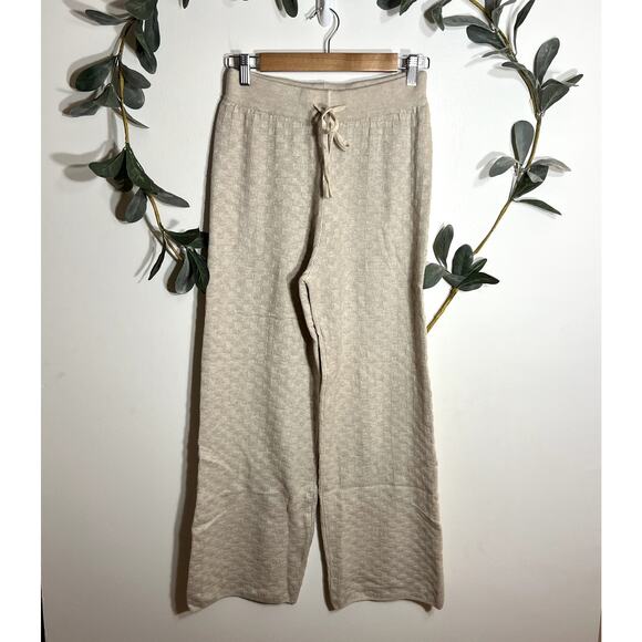 Coco + Carmen Pants - NWT Coco + Carmen Cream Sweater Pants
